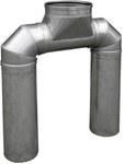 Zestaw łącznika spalin dla 2x C 330/340